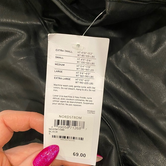 Nordstrom Faux Leather Leggings - Picture 5 of 5